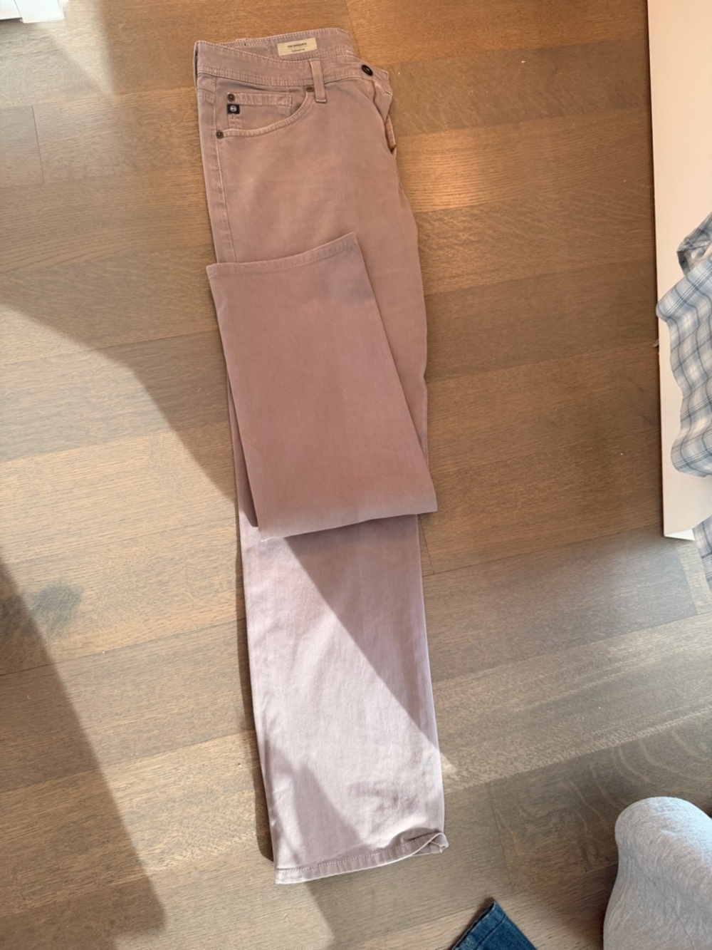 Ag Adriano Goldschmmied Slim Jeans in Dusty Mauve